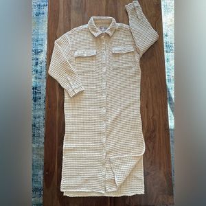 Buttondown Waffle Duster from UO?